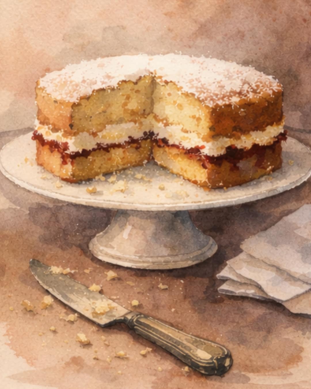 Victoria Sponge — The Queen’s Cake